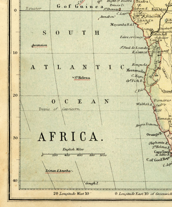 southwest africa map