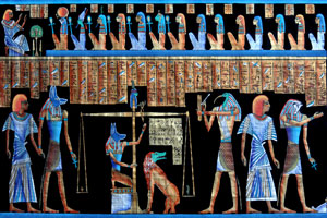 papyrus showing ancient Egyptian civilization themes